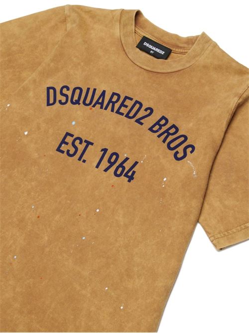T-shirt unisex bambino Dsquared2 verde Dsquared Kids | DQ3170D0AG8DQ730